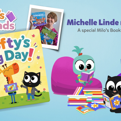 LA ESCRITORA MICHELLE LINDE PONE VOZ AL BOOKREAD ‘MILO: LOFTY’S BIG DAY!”