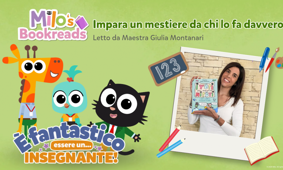 MILO PRESENTS ‘AMAZING TO BE BOOKREADS’