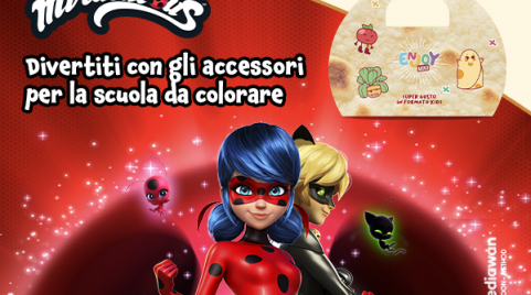 LADYBUG AND CAT NOIR SONO I PROTAGONISTI DELL’ENJOY MENU’ NEGLI OLTRE 400 RISTORANTI DE LA PIADINERIA