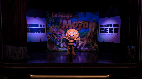  DEAPLANETA ENTERTAINMENT PRESENTA LA FIGURA DE LA ABEJA MAYA EN EL MUSEO DE CERA DE MADRID